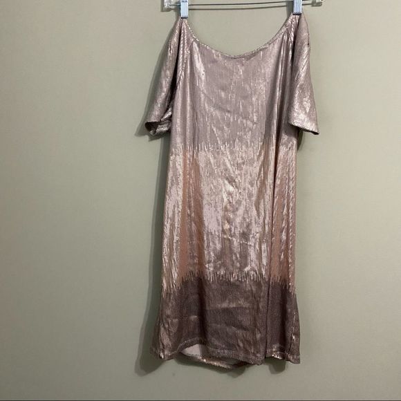 FREE PEOPLE SZ XS DRENCHED IN SEQUINS MINI DRESS - Picture 3 of 6